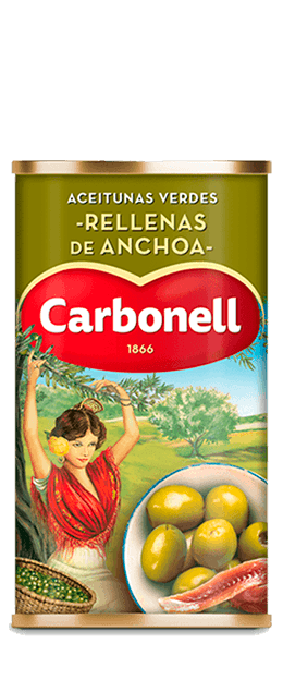  Aceitunas Carbonell Rellenas de Anchoa