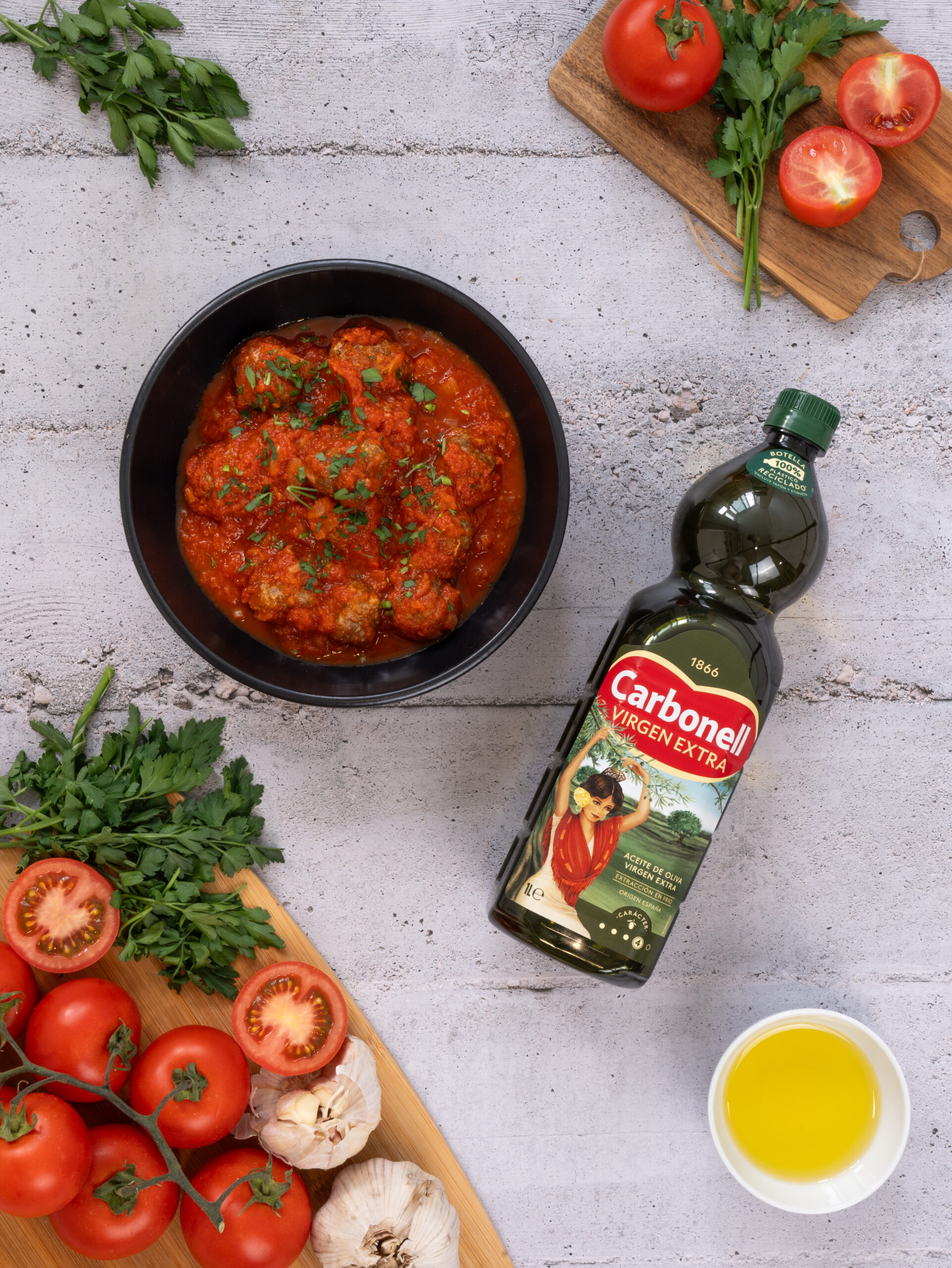 Albóndigas con Salsa de Tomate