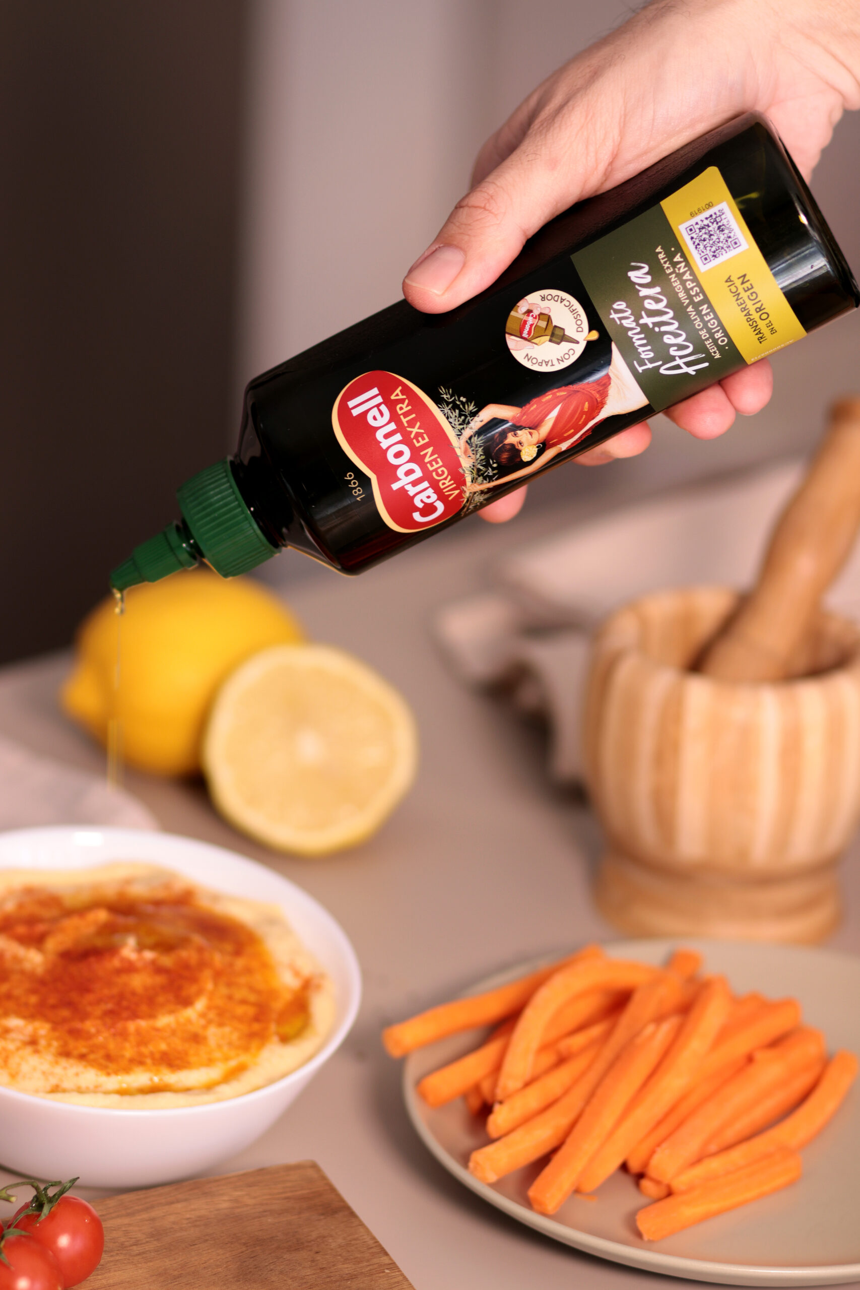 Hummus de garbanzos