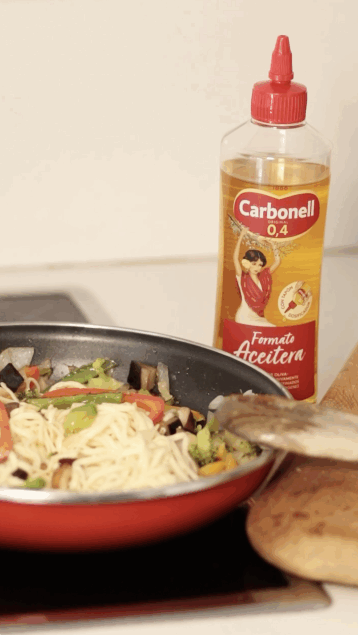 Noodles con verduras