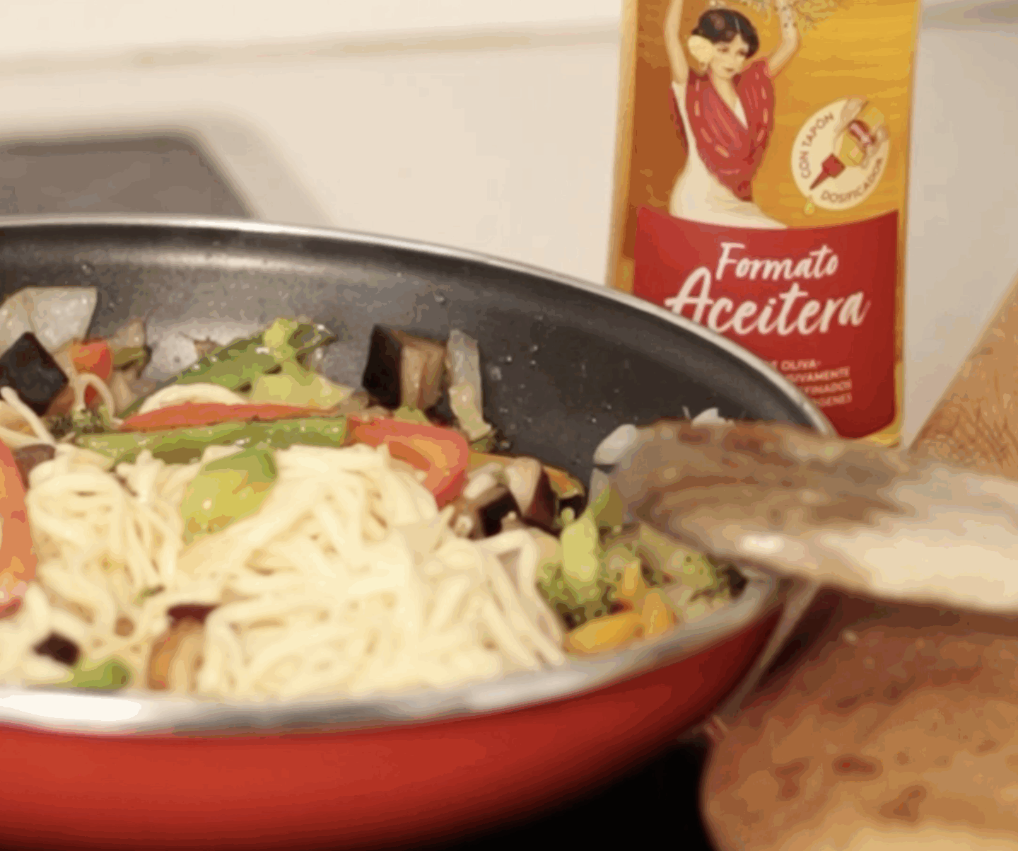 Noodles con verduras Noodles con verduras