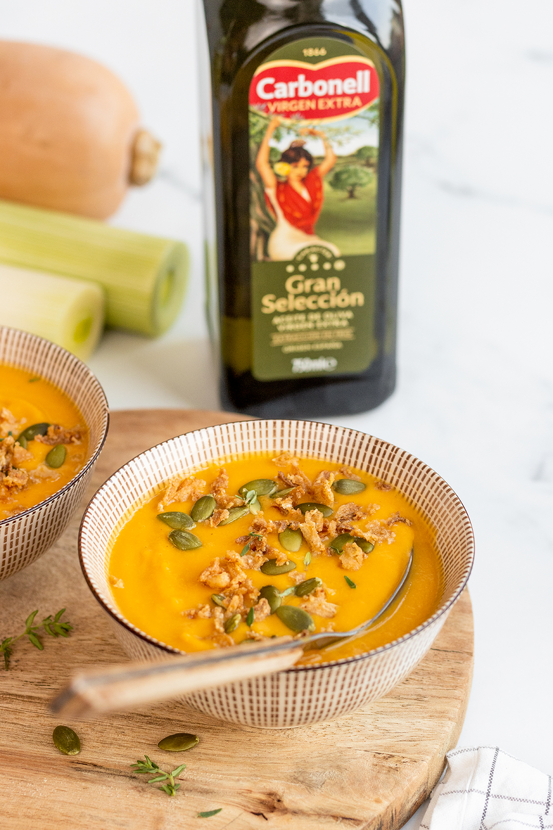 Crema de Calabaza Asada con AOVE