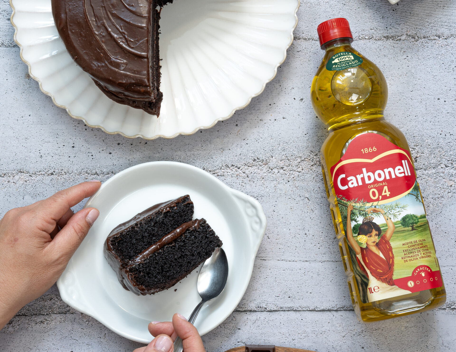 Bizcocho de Chocolate con Aceite de Oliva Bizcocho de Chocolate con Aceite de Oliva